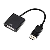 Compatibilité et domaines d'application Cet adaptateur DisplayPort vers DVI permet de connecter des ordinateurs fixes, portables et cartes graphiques disposant d'un port DisplayPort à des écrans, téléviseurs HD ou projecteurs équipés d'une entrée DVI. La solution de conversion convient à différents scénarios d'utilisation incluant le travail bureautique, le divertissement domestique, les jeux vidéo et les présentations professionnelles. Le côté mâle DisplayPort et la prise femelle DVI-D autorisent l'emploi de câbles DVI existants.