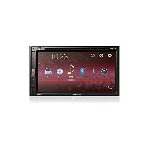 DVD Player Automotivo Pioneer AVH-A318BT 2Din 6,8 Polegadas Leitor CD Bluetooth USB FM AUX Entrada C