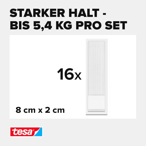 tesa Powerstrips CLICK Medium - 16 x 2 Stück