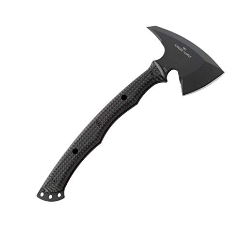 image for CRKT Kangee Tomahawk with Sheath: T-Hawk with Spike, Black Powder Coat