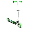 Stamp Sas JS123043L Opvouwbare Scooter Ergonomisch PP Deck Lightning Wielen, Groen-Blauw-Zwart-Wit