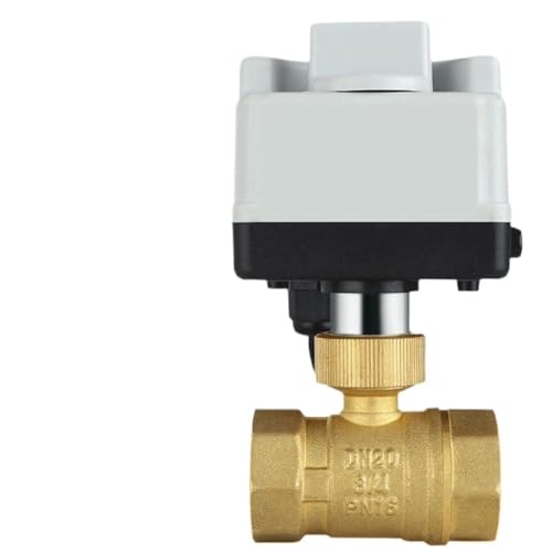 Vanne à bille électrique DN40 avec commande manuelle et moteur DC12-24V