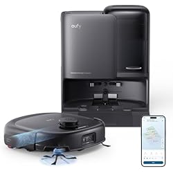 eufy Robot Vacuum E25, 20,000 Pa Suction,HydroJet Always-Clean Roller Mop, All-in-One Robot Vacuum and Mop Combo, Edge-to-Corner Cleaning, Zero-Tangle Design, AI Obstacle Avoidance (Upgraded)