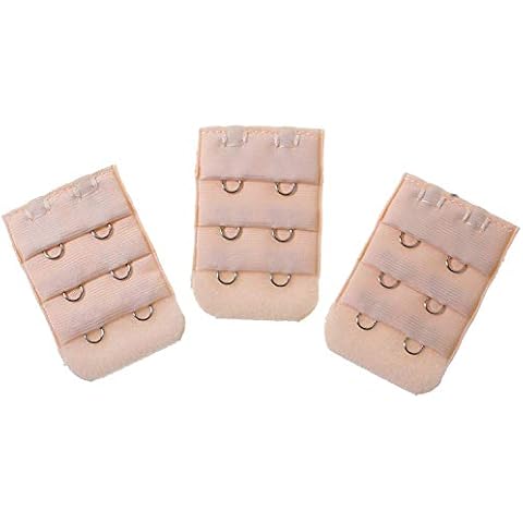 CellDeal 3 x Bra Extender with Adjustable Hooks Cover