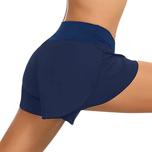 treino feminino 2 em 1 – corrida feminino secagem rápida para treino | Shorts esportivos secagem ráp