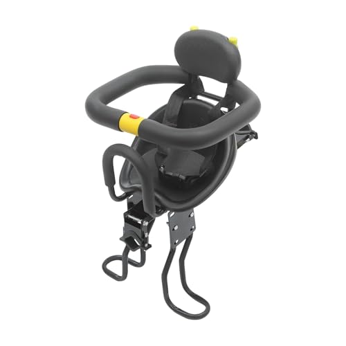 JDBDU Siège de vélo pour enfant à l'avant, réglable, avec pédales et dossier de soutien, pour VTT et vélo de route, jusqu'à 35 kg