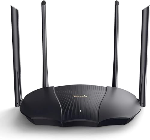 Tenda TX9 Pro Wireless Router Gigabit Ethernet Dual-Band (2.4 GHz / 5 GHz) 5G Black