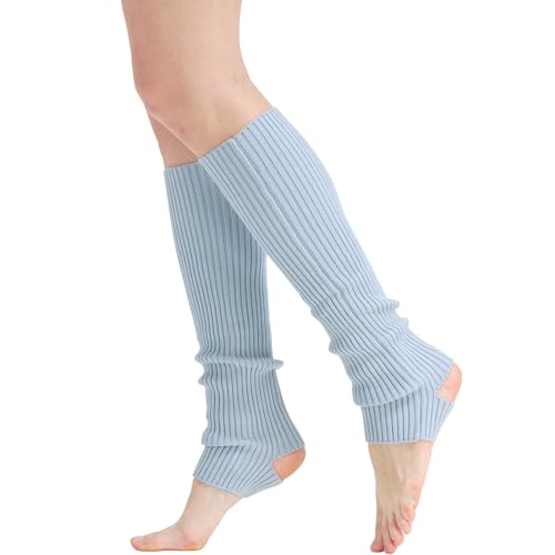 Image of Nanxson Knit Ribbed LegWarmer Women Knit Calf Accessories Leg Sleeves | Solid Neon Boot Socks,Y2K 80s Women's Lolita LegWarmer,Sports Party Yoga Dance Accessories,Winter Ankle Heap Kawaii Sock