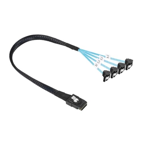 Adaptador Mini a SATA SFF 8087 0.5m Cable Interno