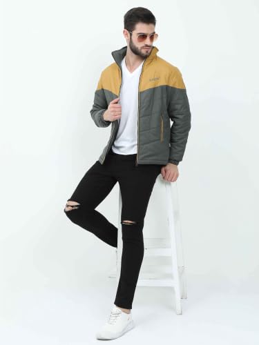 Image of Ryker Regular Fit Polyester Men's Jacket Full Sleeve Zipper Jacket for Men's