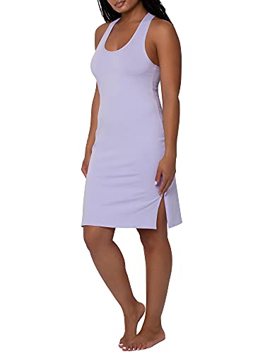 Smart & Sexy Women's Plus Size Comfort Cotton Rib Cardigan, Lilac Iris, 2X/3X #TOP2