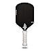 HISK RAV PRO Pickleball Paddle - Ultimate HIGH END 16mm Japanese Toray T700 Raw Carbon Fiber CFS w/Excellent GRIT Roughness Texture, Aero Dynamic Curve, USAPA Approved, Non Slip Grip