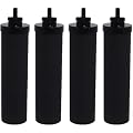 Water Filter, Replacement for Berkey® BB9-2® Black Purification Elements and for Berkey® Gravity Filter System, Pack of 4 for Berkey® water filter replacement.