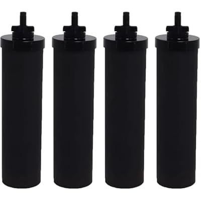 Water Filter, Replacement for Berkey® BB9-2® Black Purification Elements and for Berkey® Gravity Filter System, Pack of 4 for Berkey® water filter replacement.