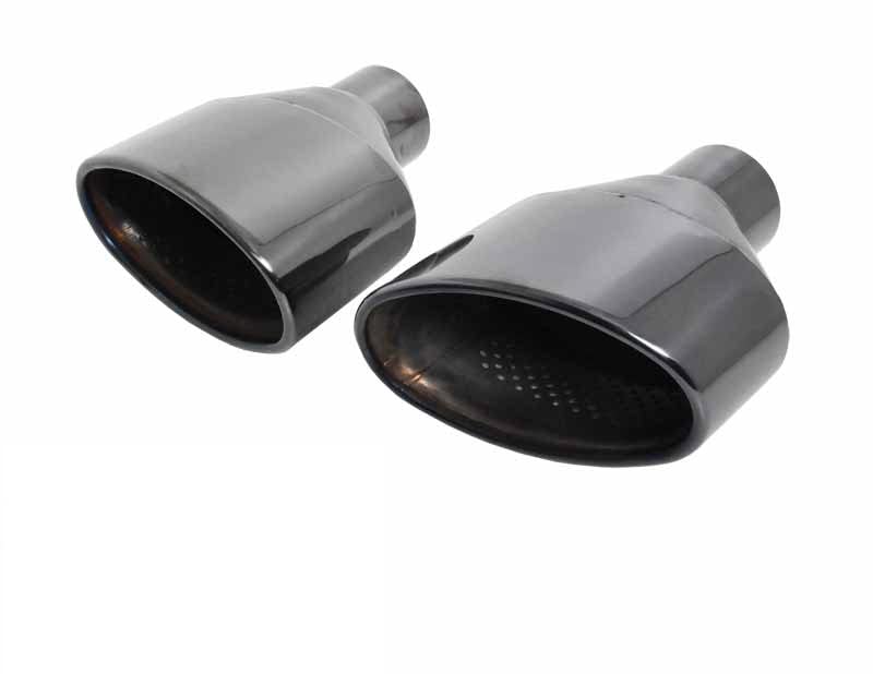 Colle d'échappement noire pour look RS4 RS5 RS6 A4 B6 B7 B8 A5 Golf 5 6 7