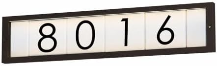 Maxim Lighting 53650BZ Classic - 25 Inch 5.5W 2 LED Outdoor Address Frame, Finish Color: Bronze