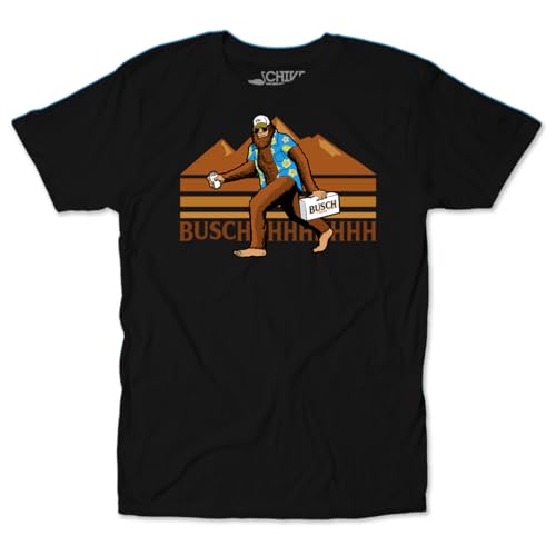 Busch Sasquatch Bigfoot Retro Style Funny T-Shirt