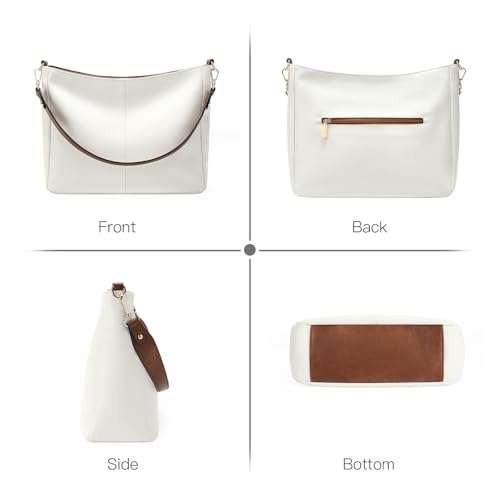 Image of GOIACII Hobo Bags for Women, Soft Leather Shoulder Crossbody Purse, Ladies Large Casual Tote Handbag Multi Pocket