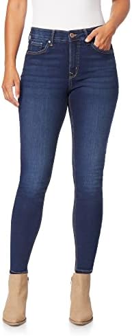 Angels Forever Young Womens 360 Sculpt Skinny Mid-Rise Jeans (Sta...