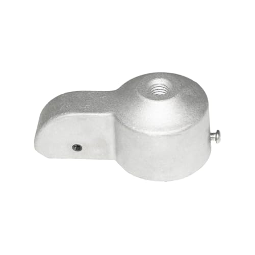 Gotetiso Mástil de Bandera Accesorios con Polea de Nailon Accesorios de Asta de Bandera Estacionario Bandera Pole Topper de Aluminio Heavy Duty Accesorio para Mástil de Bandera Accesorios de Repuesto