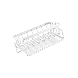 ポータブルマルチ層シンクシェルフ|効率的なキッチン乾燥キッチンストレージラック用の大容量の錆びたスチール料理ラック