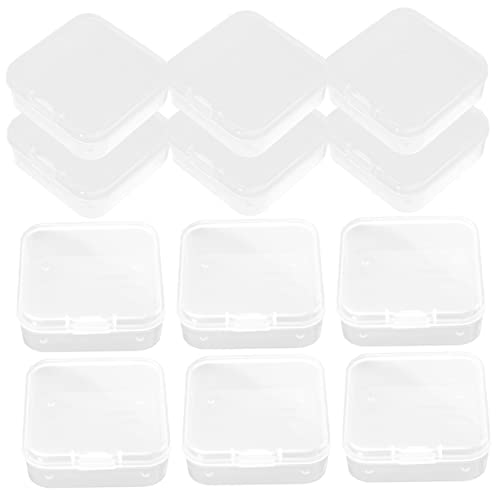 COLLBATH Bead Storage Containers Compact Box for Nail Tools Jewelry Organizer for Earrings