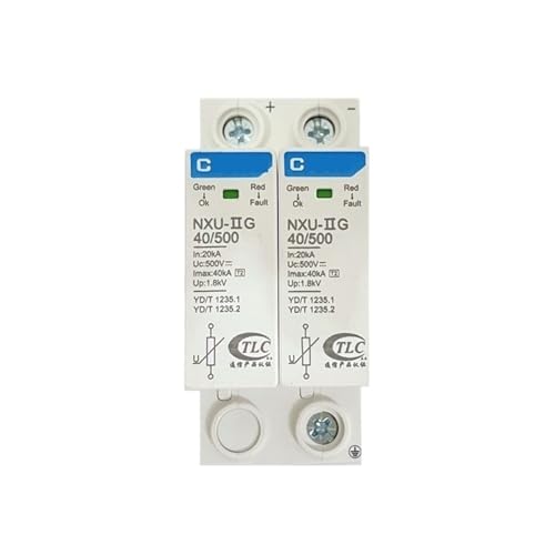 Protection contre la foudre CC 2P 40 kA pour réseau de tension 500V