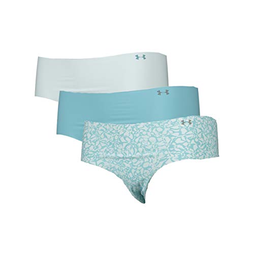 Image of Under Armour Women's Deprecated-3-pack Pure Stretch No Show Hipster Underwear, All-day Comfort Fit & Ultra-soft