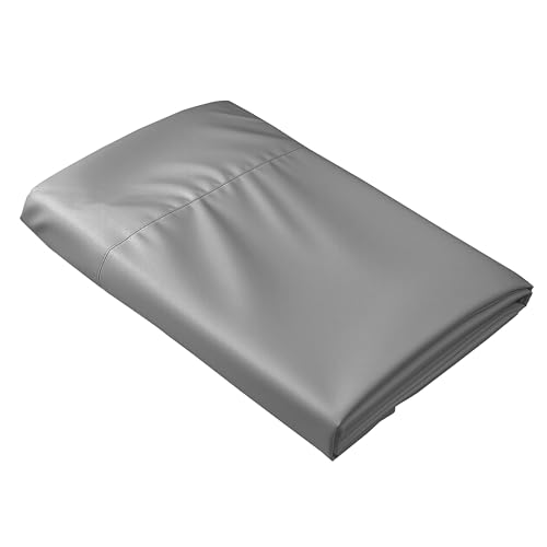 HBHLFZ Twin Flat Sheet - Ultra Soft Polyester Top Sheet - Hotel Quality Bed Sheets - Comfortable Wrinkle-Free - Easy to Care for - 1 Twin Flat Sheet Only（Twin，Gray）