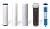 5 Stage RO/DI Replacement Filters + 75 GPD Membrane for Aquarium Reverse Osmosis Water Filtration Systems