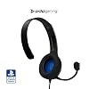 PDP LVL30 verkabelt Kopfhörer mit Single-Sided One Ear Headphone für PlayStation, PS4, PS5 – Mac, Tablet Compatible – Noise-Cancelling Mic – Lightweight, Cool Komfort, Fine für Gaming – Schwarz