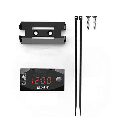 Voltmetro elettronico digitale per moto, DC 6V-30V...