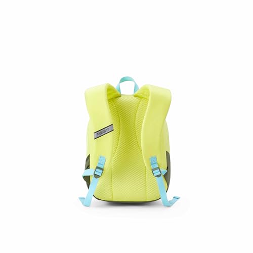 Image of American Tourister Buzzy | 13 Ltrs | 2 Compartments | Bottle Pocket | Ergonomic Padded Back Panel & Shoulder Straps | Kids Backpack | 1 Year International Warranty | Monkey Green