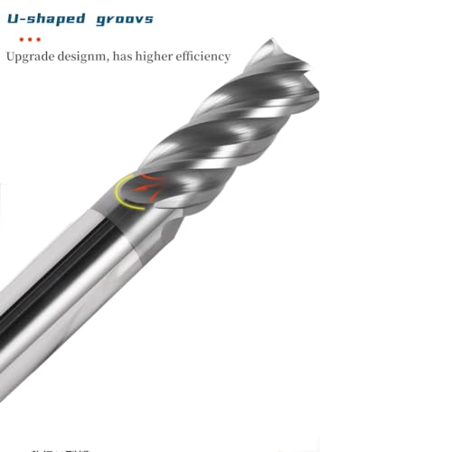 Hunricho MILLING4F 2Pcs 1/2'' Carbide Square End Mill Bits Set thumb #3