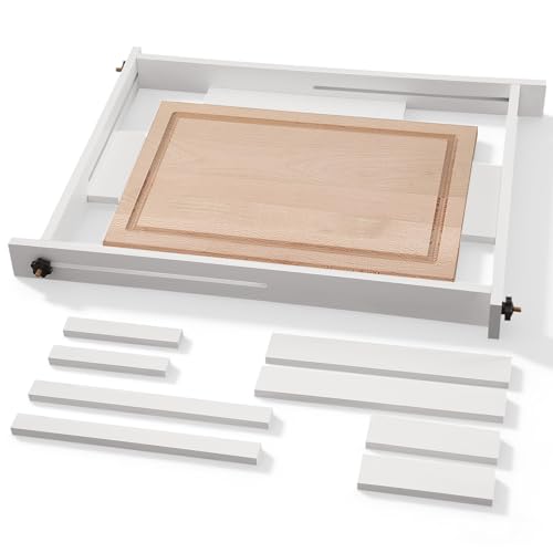 Comparison: Best Cutting Board Juice Groove Jig 4 CroBlissful Juice Groove Router Jig with 8 Spacers Adjustable Juice Groove Jig for Cutting Board Up to 22 x 29 inches, Wooden Router Guide for Making Square Recesses of Cutting Board (White)