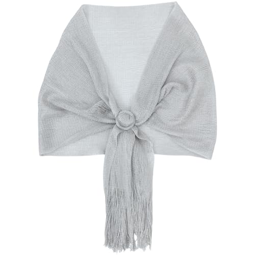 Metallic Shawl Bridal Wraps Evening Dresses Shawl Wraps Women With Buckle For Evening Party Dresses Wedding Party