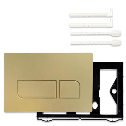 Placa de descarga dorada para tanques ocultos Geberit Up300 2