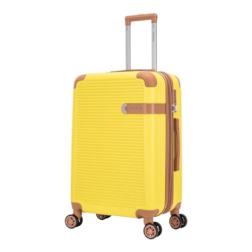 SANTINO, Mala de Viagem Nice Rígida 360° Santino - ABEV407M Cor: Amarelo Claro