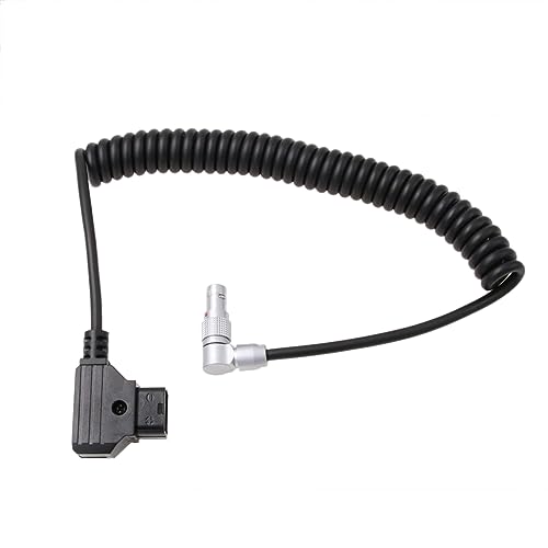 Cable V-mount D-tap a 2 pines para Z CAM E2 en espiral ajustable 4