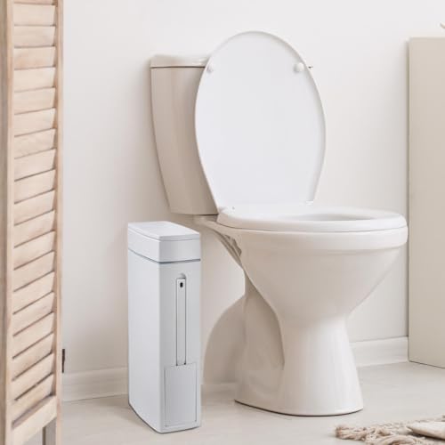 Poubelle avec couvercle 4,5 litres et corbeille à déchets WC