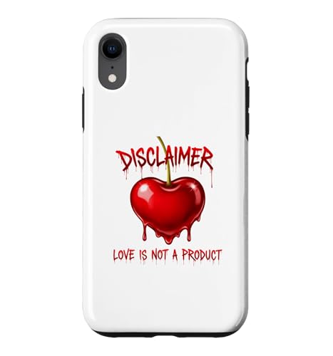 �Ɛӎ��� Love Is Not A Product Dripping Heart Graphic �X�}�z�P�[�X iPhone XR �p