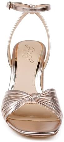 Jewel Badgley Mischka Nariah Cage Block Heel Sandals - Image 5