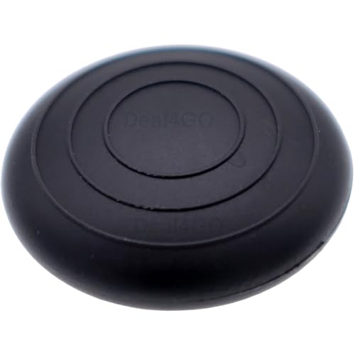 Image of Deal4GO 1-Pack Metal Domed Magnetic Analog Wide Dome Thumbsticks Replacement for Xbox Elite Controller Series 2 - Carbon Black