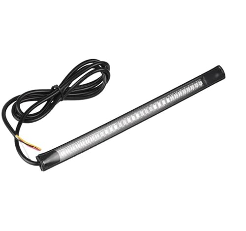 Bande lumineuse LED flexible moto bicolore 2835 3014 étanche avec clignotant arrière