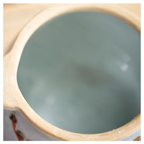 Bols à soupe en céramique avec couvercles et poignées pour ragoûts