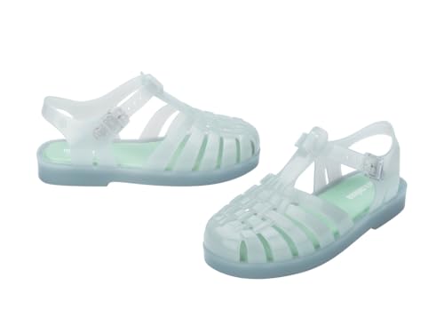 Image of mini melissa Possession Jelly Fisherman Sandal for Toddler and Kids | Iconic Fisherman Jelly Sandal for Toddlers & Girls, Adjustable Buckle, Waterproof, Bubblegum Scent, Play & Dress Shoes