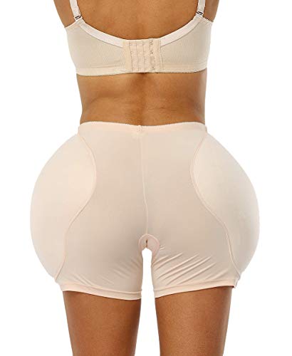 Culotte rembourrée en éponge sans couture pour femmes - Faux sous-vêtement fesses