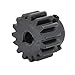 IGASHI Machinery Industrial Pinion Gear Spur Gear 1.5M 12T/15T/16 Teeth Mod 1.5 Width 12mm Bore 5/6.35/7/8/10/12mm Machine Convex Pinion Gear (Size : 1.5M 12T 8mm)