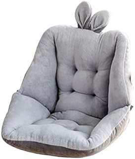 座椅子 クッション 座布団 背もたれ フロアクッション 折りたたみ レストクッション 低反発 両面使用可 座椅子 腰枕 柔らかい 座椅子 ミニソファー チェアパッド クッション 座面クッション 可愛い オフィス ふわふわ 春秋冬 暖かい (グレー)