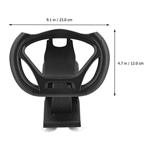 Osaladi Game Racing Wheel Simulator Handle Portable Racing Steering Wheel Stand With 4 Suction Cups Plastic Steering Wheel Cover Compatible With Xbox Series, Pc Gaming, Black #TOP1